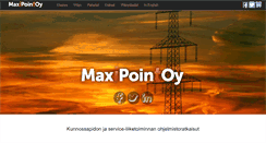 Desktop Screenshot of maxipoint.fi